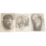 A set of three 18th-century drawings after the old masters, pencil on paper, each 45.5 cm x 32 cm,