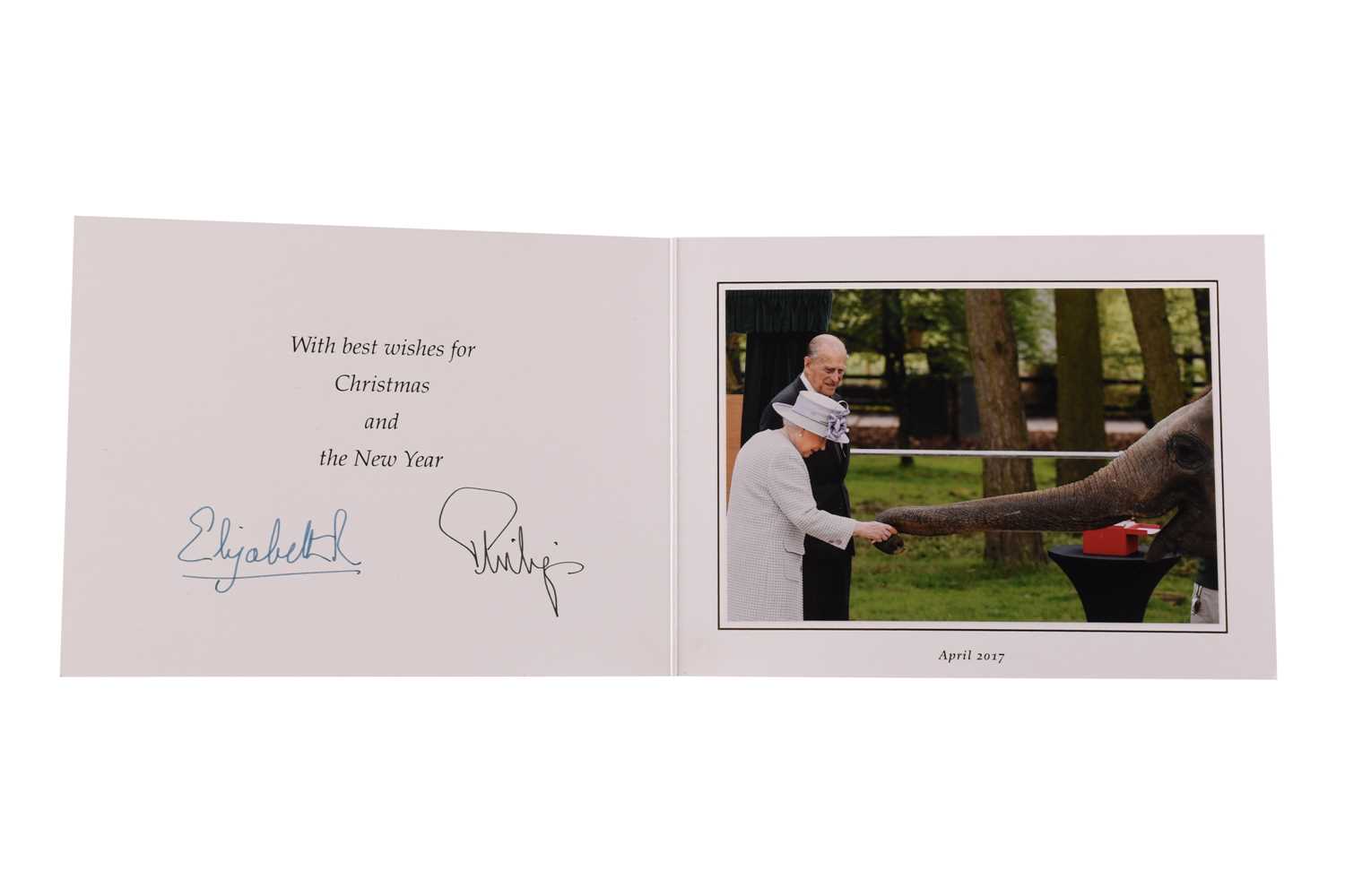 An interesting and comprehensive collection of Royal memorabilia, comprising four signed Christmas - Image 2 of 8