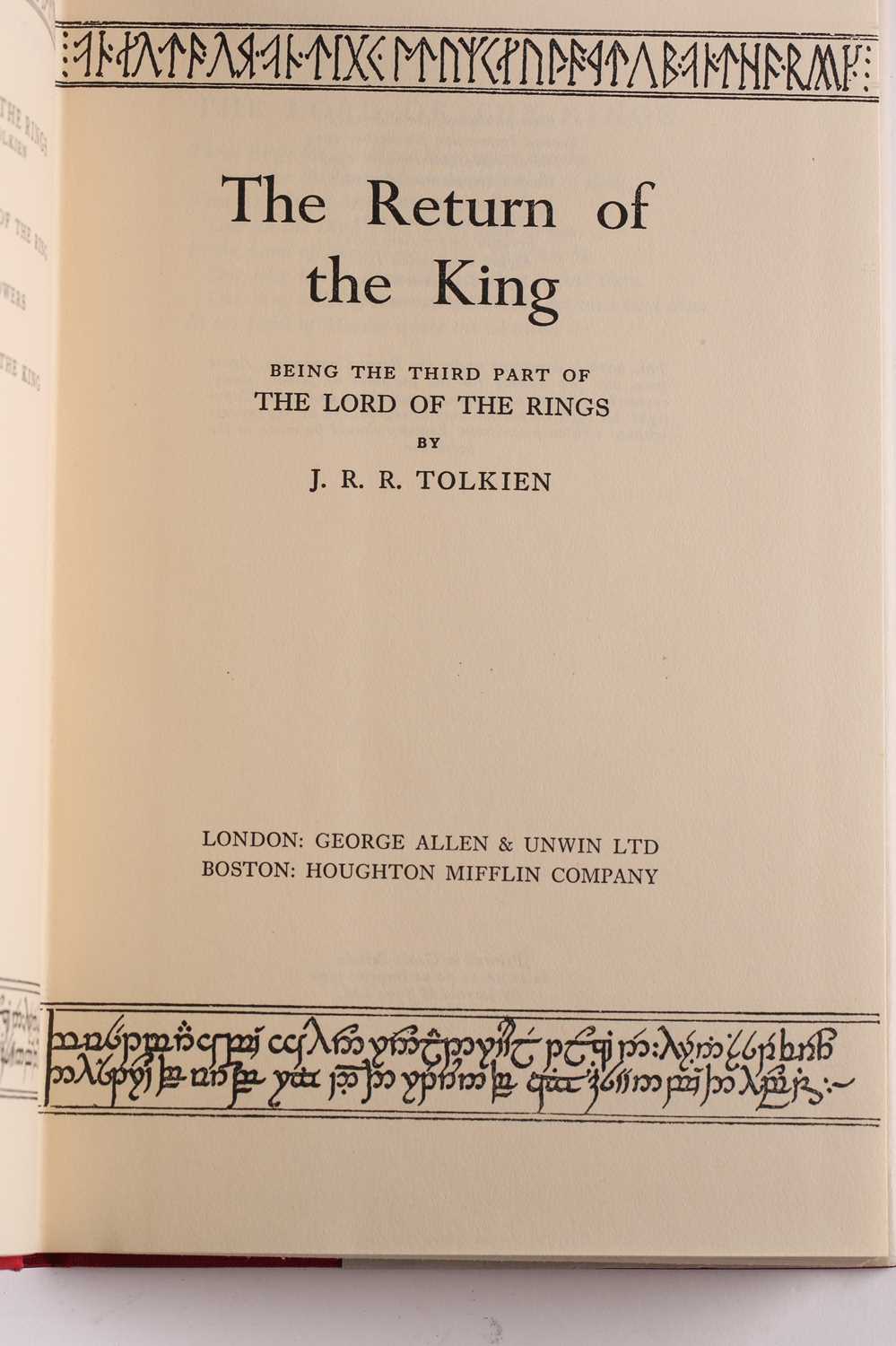 Tolkien (J.R.R.) The Lord of the Rings, 3 volumes in a slip case, George Allen & Unwin Ltd, 'The - Image 4 of 17