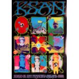 'KSAN', an original late 1960s psychedelic promotional poster for the radio station, 'Stereo 95