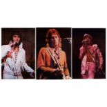 Three early 1970s colour concert large photographic posters, comprising: Eric Clapton, published