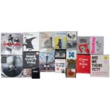 A collection of Banksy books with Cd's and records, the covers designed by Banksy, comprising of