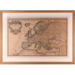 After Nicolas Sanson and Alexis Hubert Jaillot, a map of Europe, including decorative cartouche