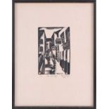 Hugh Cronyn (1905-1996), ‘The Old Ship’, woodcut, signed and dated 1936, numbered 1/10, 15 cm x 10