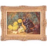 Vincent Clare (1855-1930), still life of fruit, oil on canvas, signed to lower right corner, 21.3 cm