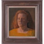 Nicolas Granger-Taylor (b.1963), 'Kim Barrett', 1990-1991, oil on board, 31.7 cm x 28 cm framed