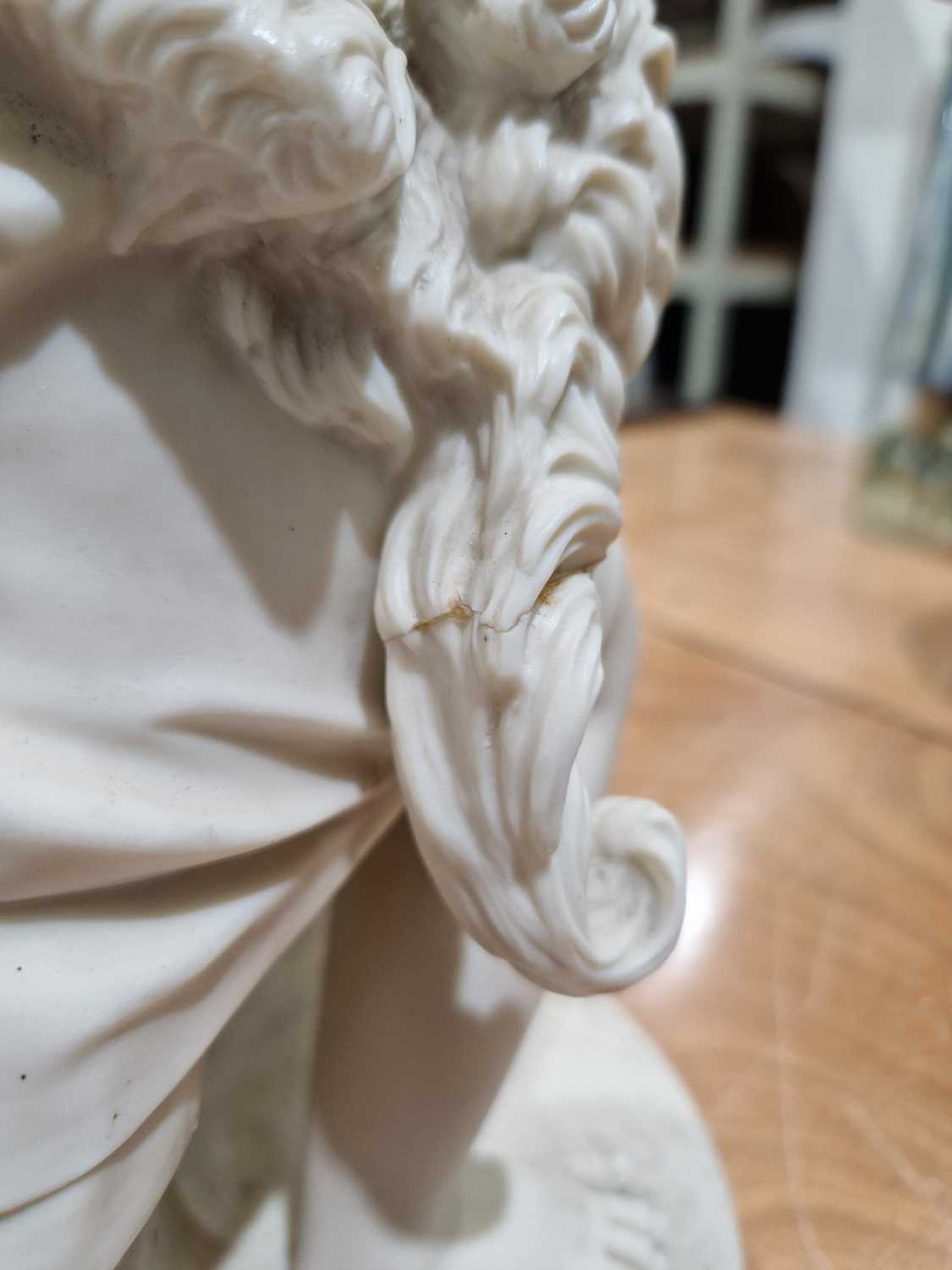 After J. Durham 1862, a Parian ware figure of a child with a dog, inscribed 'Go to Sleep'and Art - Image 9 of 11