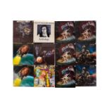 28 American Rock vinyl LPs, including: Meat Loaf Bad Attitude, Meat Loaf Dead Ringer (x4), Steve