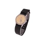 A vintage Omega wristwatch, featuring a hand-wound, mechanical Swiss-made movement caliber: 266,
