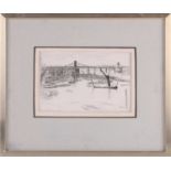 James Abbot McNeill Whistler (1834 - 1903), Old Hungerford Bridge, etching, one of 16 from the