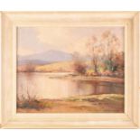 Maurice Canning Wilks (1910 - 1984), McAuley's Lake, Ballynahinch, Co Down, signed, inscribed on the