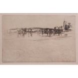 James Abbot McNeill Whistler (1834 - 1903), The Little Putney No1, etching, circa 1879, 2nd state,