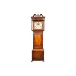 Joseph Blackhurst, Weaverham, Cheshire; A Victorian oak and mahogany cased 8-day longcase clock,