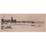 James Abbot McNeill Whistler (1834 - 1903), Old Westminster Bridge with Houses of Parliament,