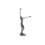 Carol Peace (b.1970), 'Dancer VII', bronze, labelled under the base, 71.5 cm high