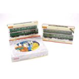 Three boxed Hornby OO Gauge train packs, comprising R2698 BR Class 101 3-Car DMU, R3162AX BR 2-Bil