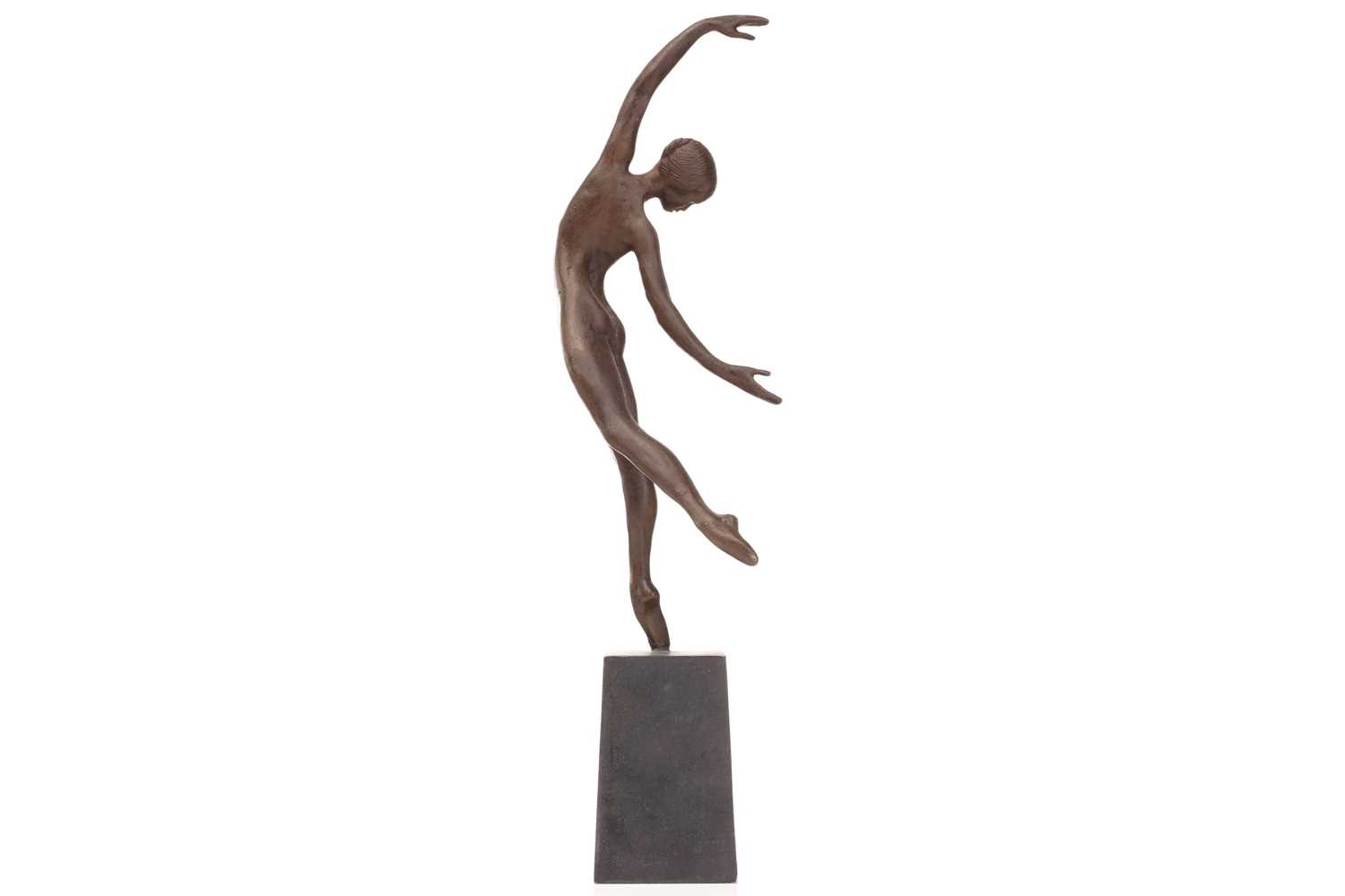Tom Merrifield (1933-2021), 'Marguerite', signed, numbered 82/150, bronze on a bronze base, with a - Image 6 of 13