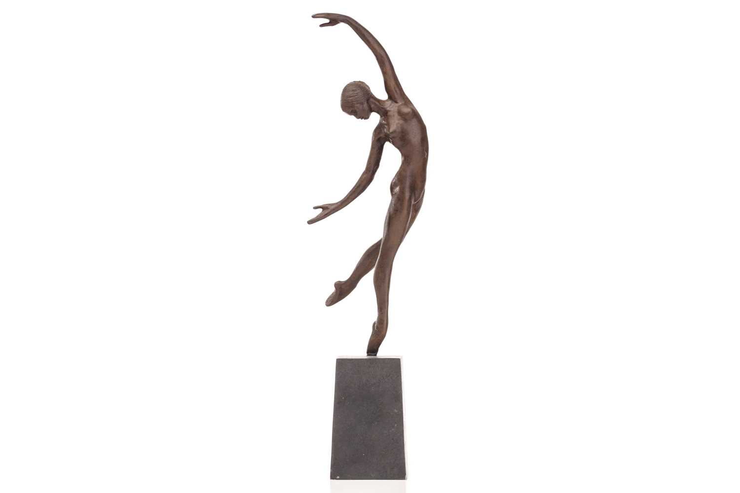 Tom Merrifield (1933-2021), 'Marguerite', signed, numbered 82/150, bronze on a bronze base, with a