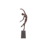 Tom Merrifield (1933-2021), 'Marguerite', signed, numbered 82/150, bronze on a bronze base, with a