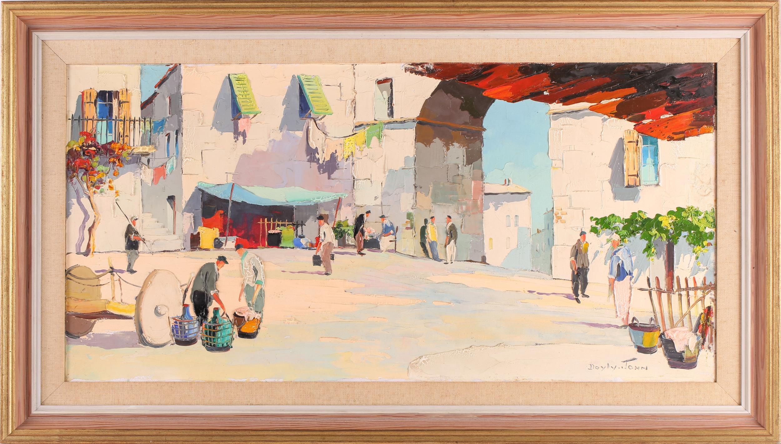 † Cecil Rochfort D'Oyly John (1906-1993), 'Villefranche', oil on canvas, signed to lower right