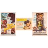 Three original quad film posters, comprising 'Yukon Vengeance' (USA, 1954, 69 cm x 104 cm), 'The