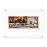 Andy Warhol (1928-1987), a Two Dollar bill, 1976, hand signed by the artist in black marker,