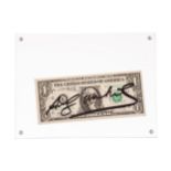 Andy Warhol (1928-1987), a One Dollar bill, 1969, hand signed by the artist in black marker,