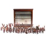 A large group of Ed Colarik hand-painted cast lead Japanese feudal Samurai soldiers including