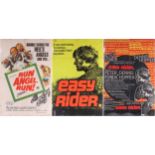 Three original film posters, comprising two different editions of 'Easy Rider' (USA, 1969, 50 cm x