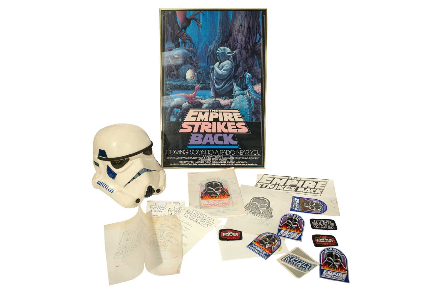 Star Wars: a rare collection of original period memorabilia, comprising a Stormtrooper replica