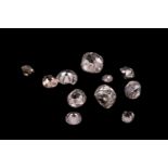 1.92ct Melee parcel of loose diamonds comprising of old cuts and round brilliant cuts.
