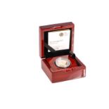 Elizabeth II gold proof The Sovereign, 2017, complete within capsule and with certificate, booklet
