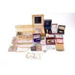 A collection of mixed collection of costume and other jewellery including a Seiko quartz watch,