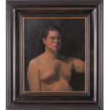 Nicolas Granger-Taylor (b.1963), Self Portrait, 1994, oil on canvas, signed and dated verso, 29.5 cm