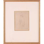 Berthe Morisot (1841 - 1895) 'Nu de Dos', drypoint engraving, plate 13.5cm x 10cm