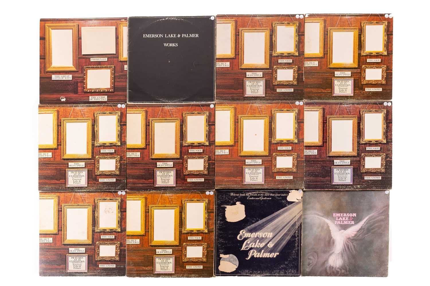 Emerson Lake and Palmer: twenty-six original vinyl LPs comprising nine "Pictures at an - Image 3 of 6