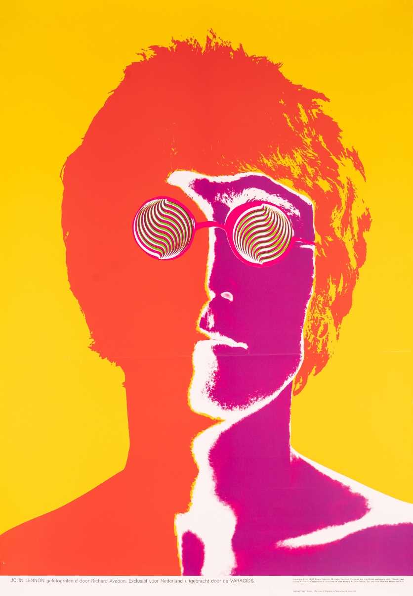 The Beatles: A set of four Richard Avedon psychedelic posters from a Dutch limited first edition - Image 3 of 9