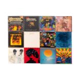 Santana: twenty-three original vinyl LPs comprising "Santana", "Milagro", "Moonflower", "Spirits