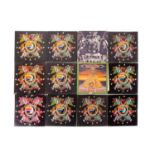 Hawkwind: eighteen original vinyl LPs comprising two signed copies of "X in Search of Space", in