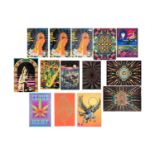 Seventeen original psychedelic art posters comprising multiple 1970s pieces by "Pro Arts Ltd", "