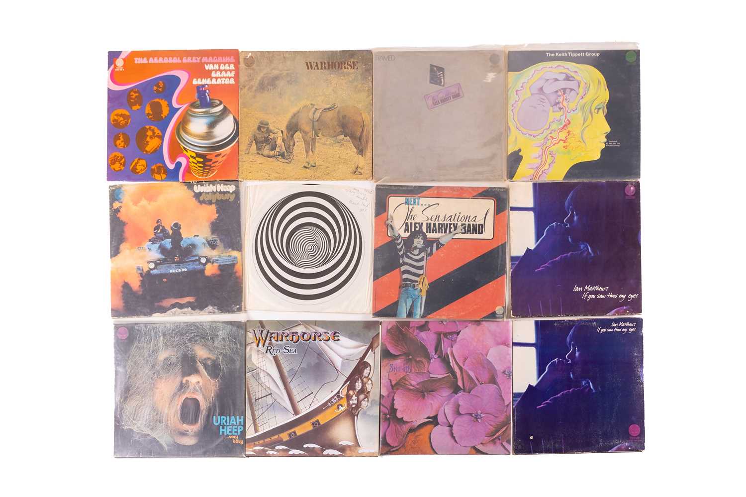 Twenty original Prog/Rock vinyl LPs comprising "Warhorse" UK first pressing on Vertigo (6360 015)