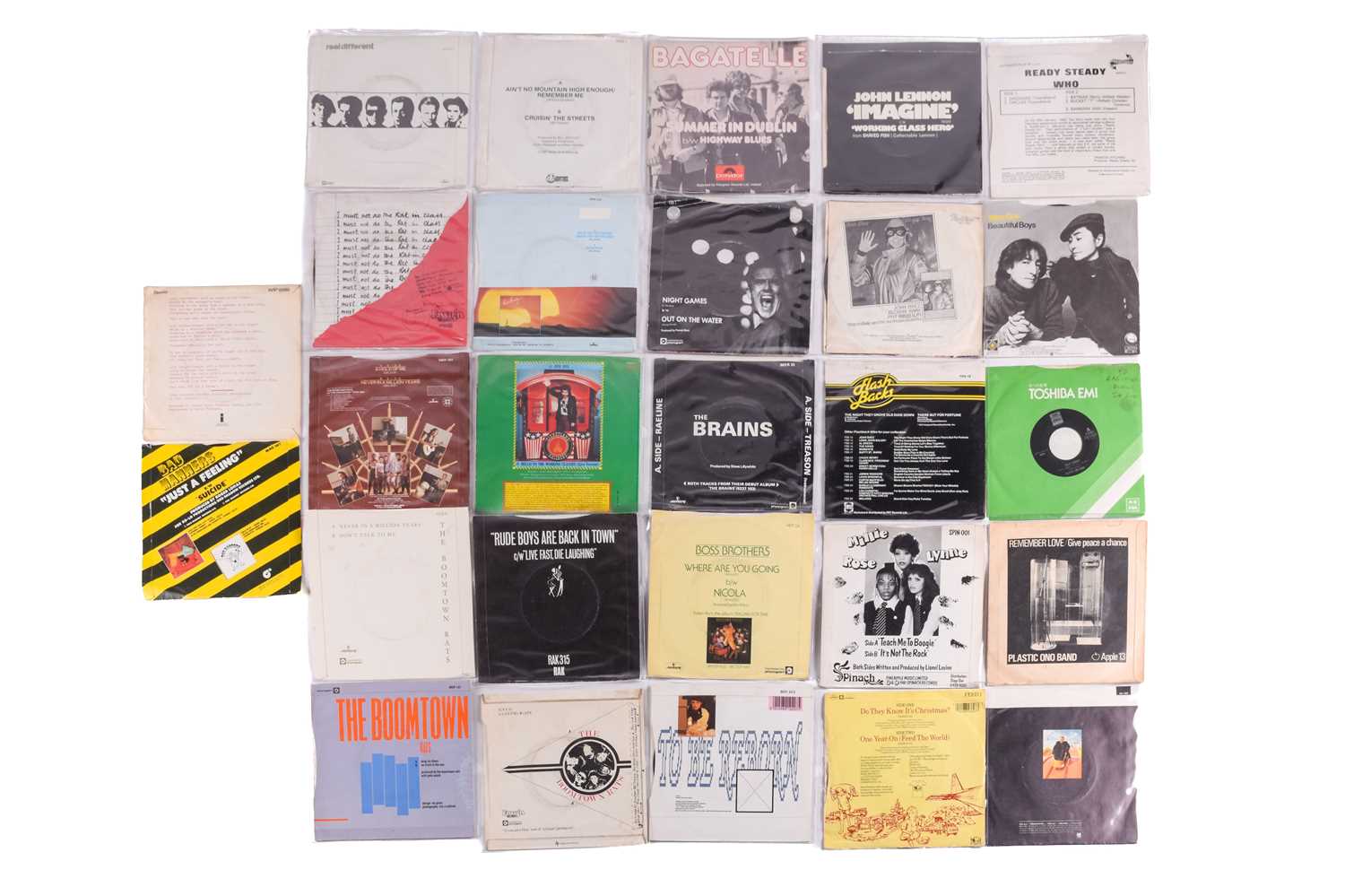 Twenty-seven original 7" singles comprising "King Crimson- Cat Food", "Bad Manners- Just a Feeling", - Image 2 of 2