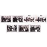 The Beatles: five signed and numbered limited edition prints by Jim Hughes including four "The