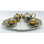 Limitiertes Tee-Dejeuner mit asiatischem Dekor, Meissen,