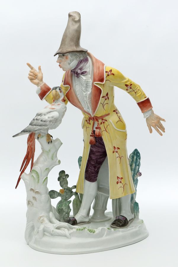 Limitierte Skulptur "Archivarius Lindhorst", Meissen.