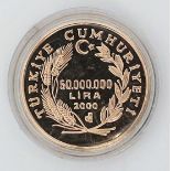 Türkei, 50.000.000 Lira, 2000.