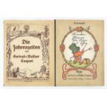 Zwei Kinderbücher, illustriert von Gertrud und Walther Caspari: