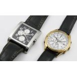 2 Herrenarmbanduhren "Seiko" und "Festina".