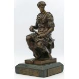 Skulptur "Antiker Soldat".