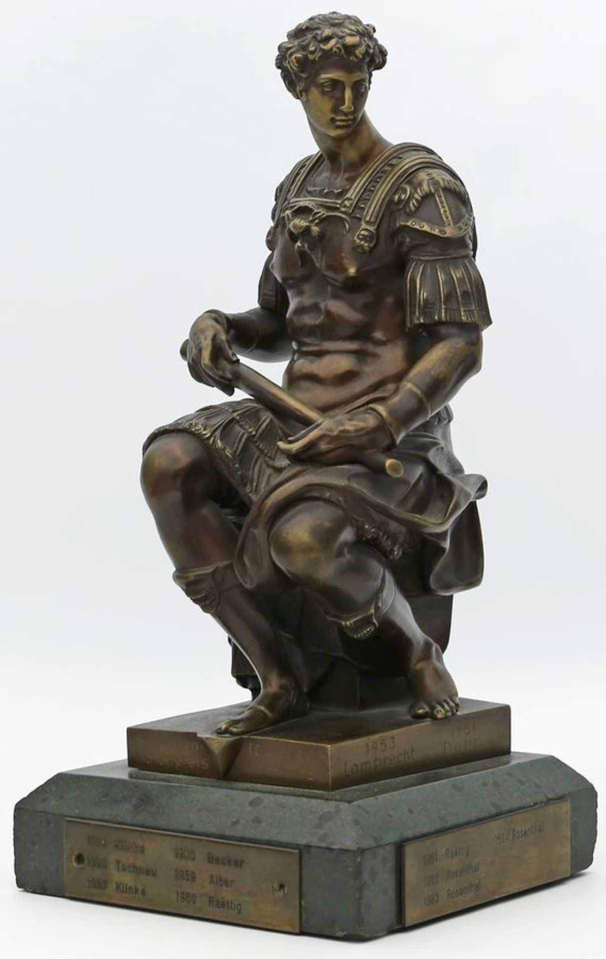 Skulptur "Antiker Soldat".